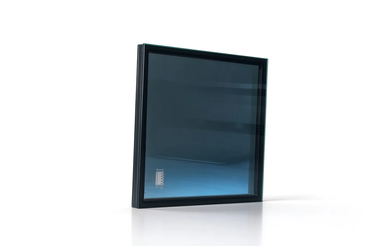 Ford Blue coated glass sample