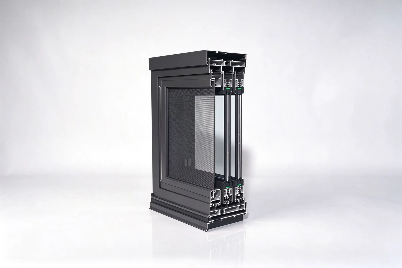 153 Series slim sliding door profile sample
